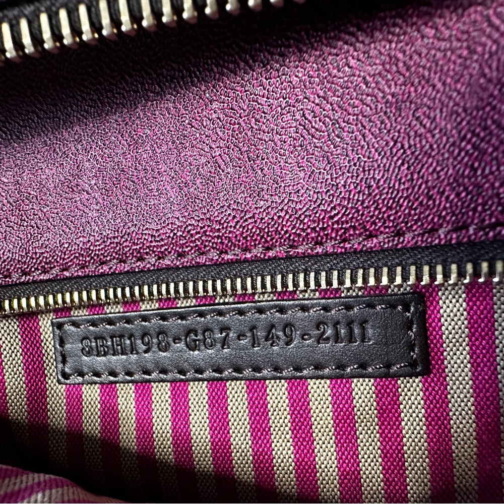 Fendi Zucca Spalmati small role tote tobacco fuchsia - Picture 5 of 17